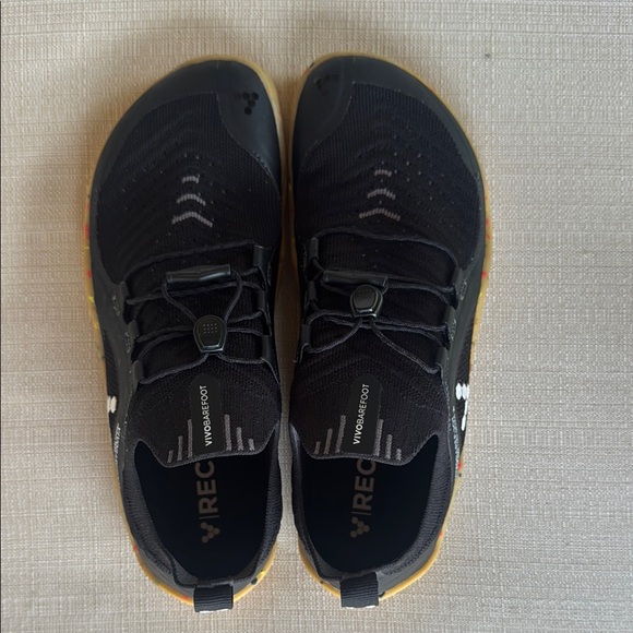 Vivobarefoot Recycled Black White EUR 39L Primus Trail Knit Obsidian - Picture 2 of 12